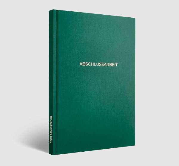 Hardcover deluxe dunkelgrün